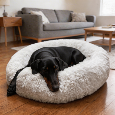 Panier Anti-Stress pour Chien – Coussin Apaisant