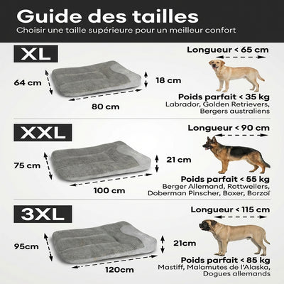Lit Orthopédique Premium Pour Chiens âgés